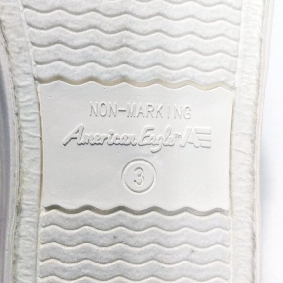 American Eagle Boys Sneakers-Grey-Triple Velcro Hook & Loop-Size 3 - Picture 9 of 12